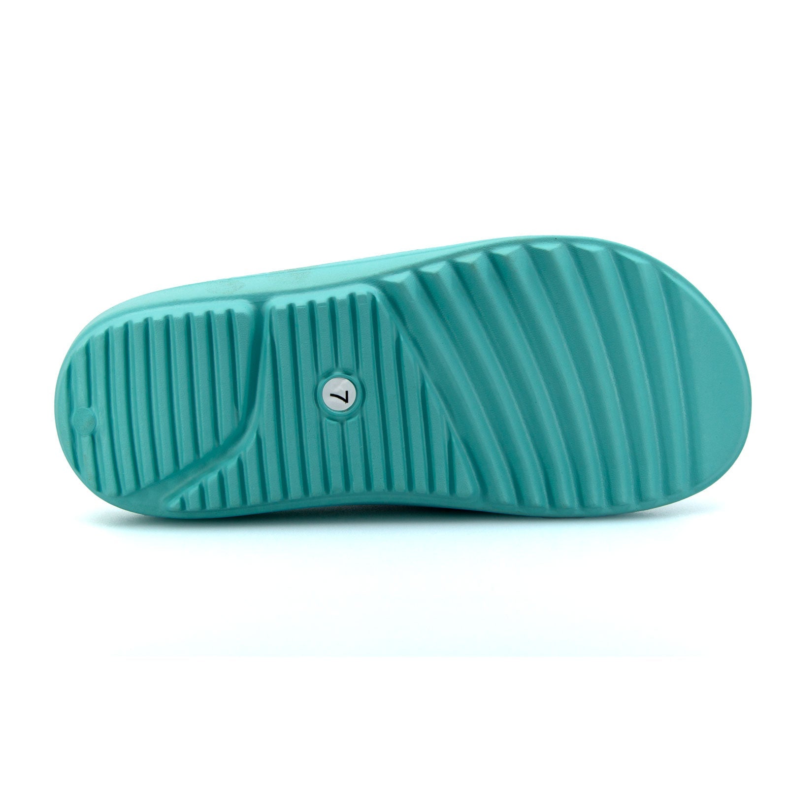 Womens Island Slides Aqua Palm 27 | Wellies Online