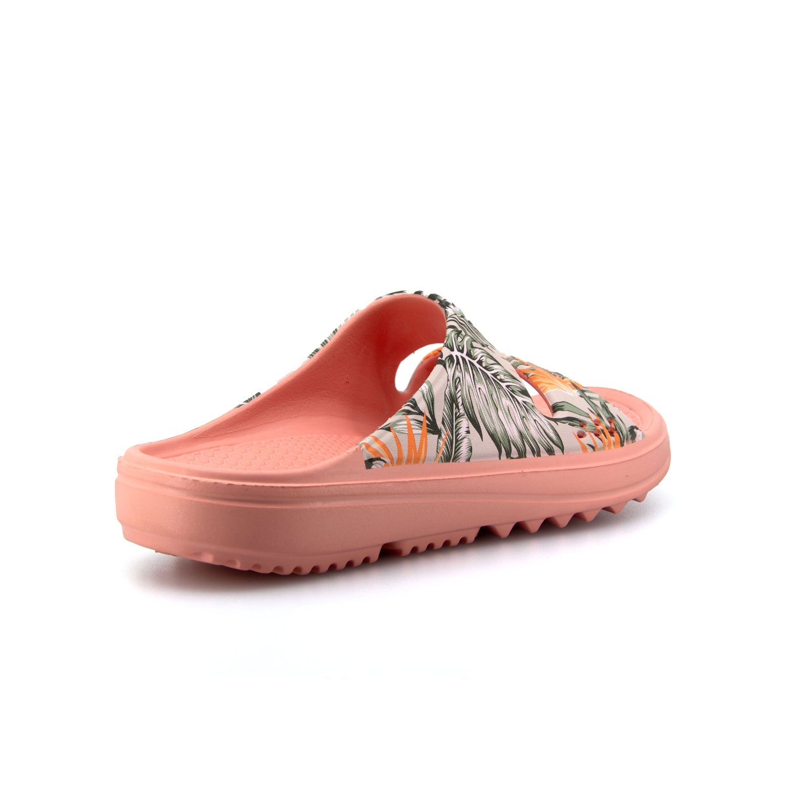 Womens Island Slides Coral Palm 5 | Wellies Online
