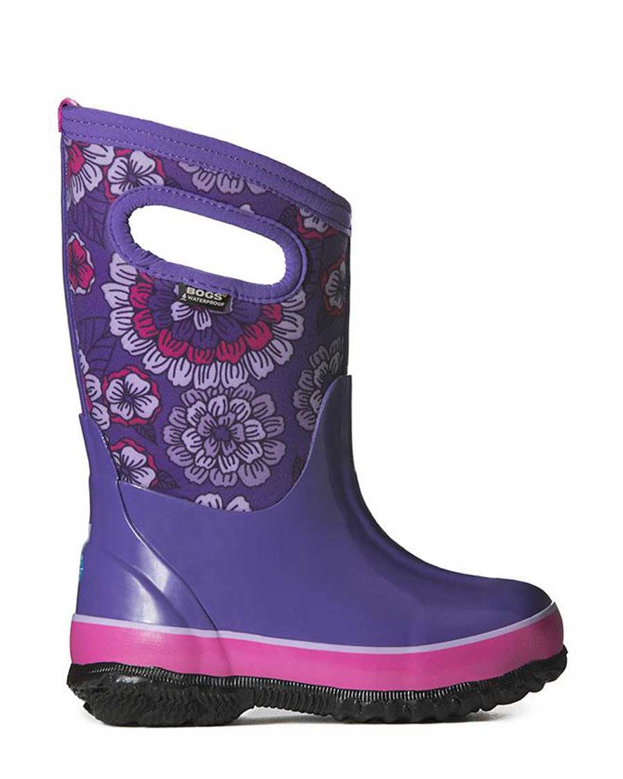 Classic Pansies Purple Gumboots