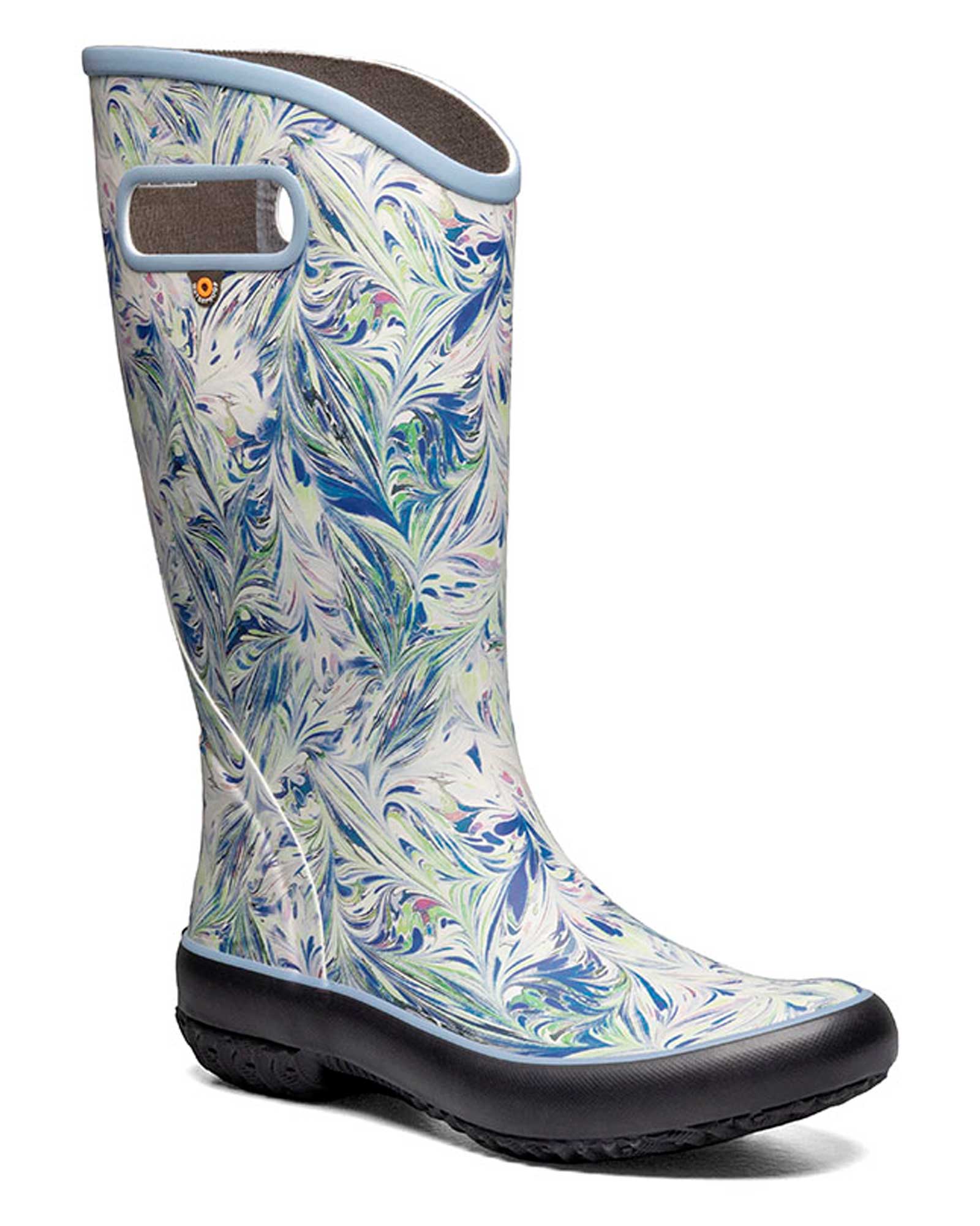 Rainboot Marble Blue Gumboots