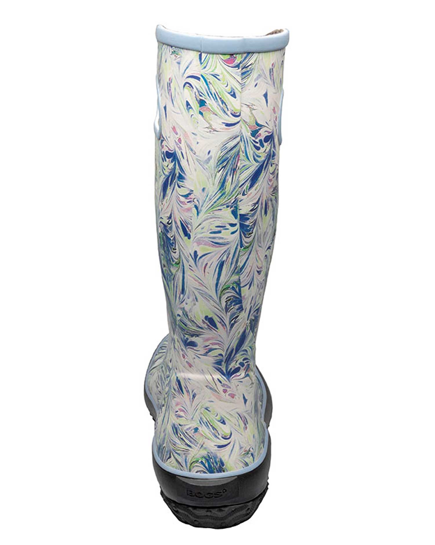 Rainboot Marble Blue Gumboots