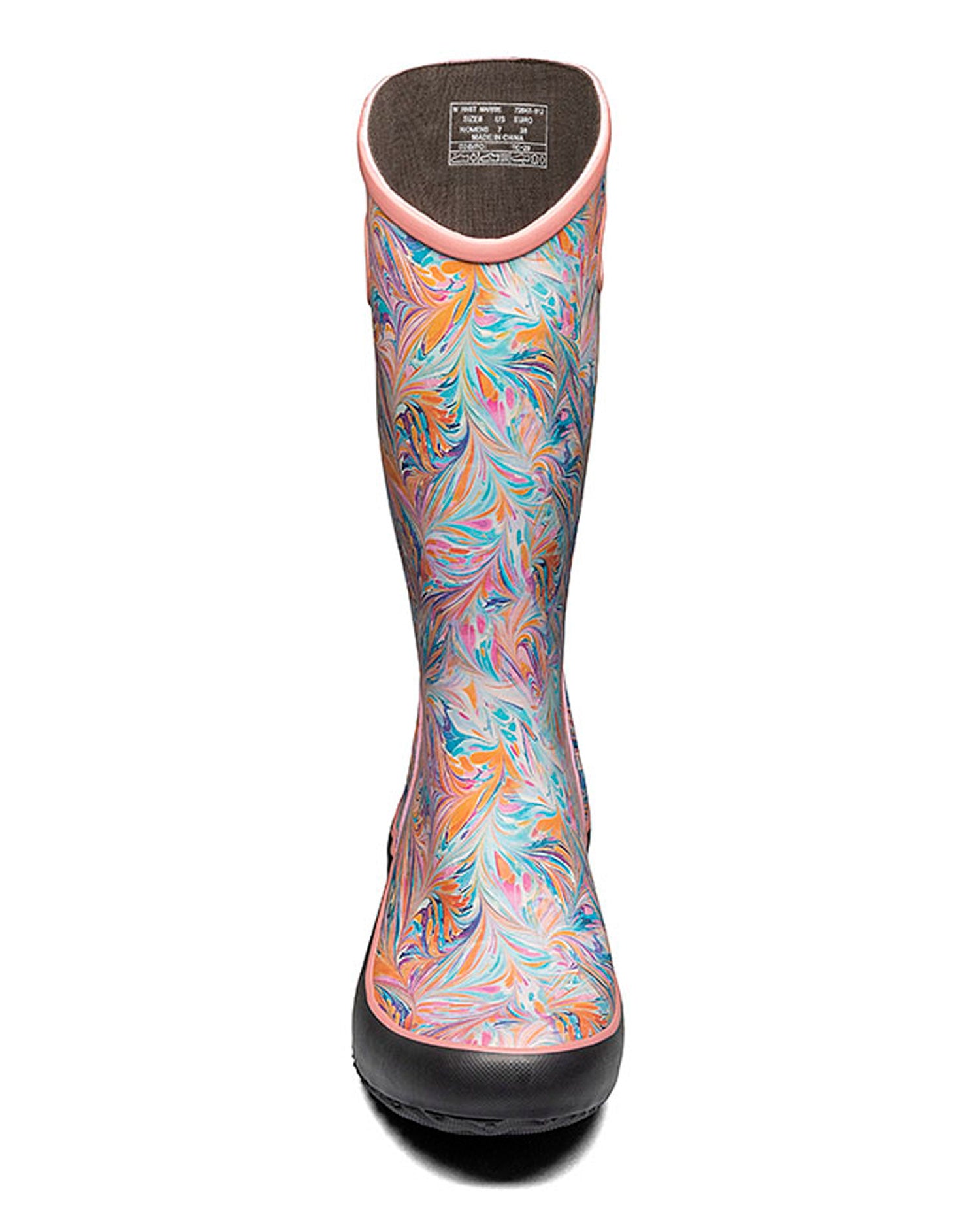 Rainboot Marble Coral Gumboots
