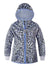 All Weather Girls Hoodie Blue Leopard