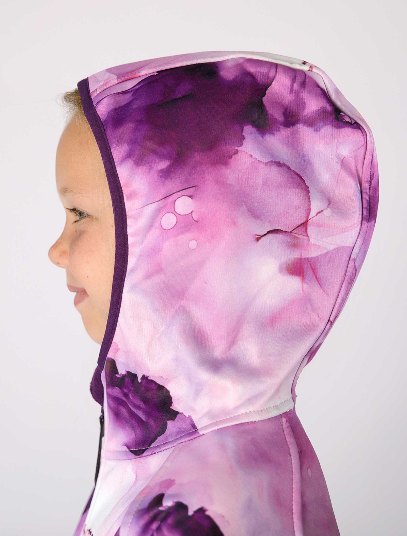 All Weather Girls Hoodie Watercolour Marble