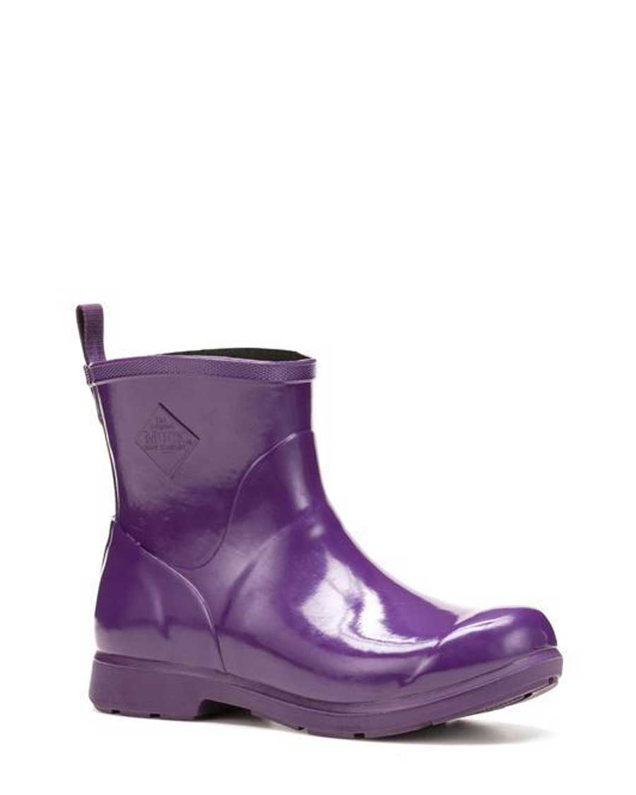 Bergen Purple Ankle Gumboots