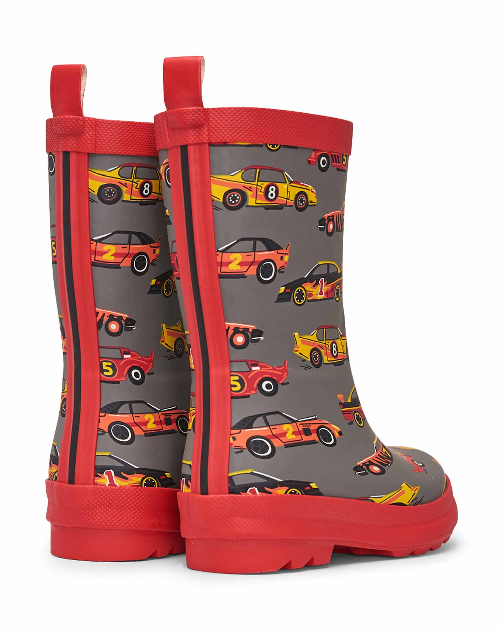 Classic Race Cars Matte Gumboots