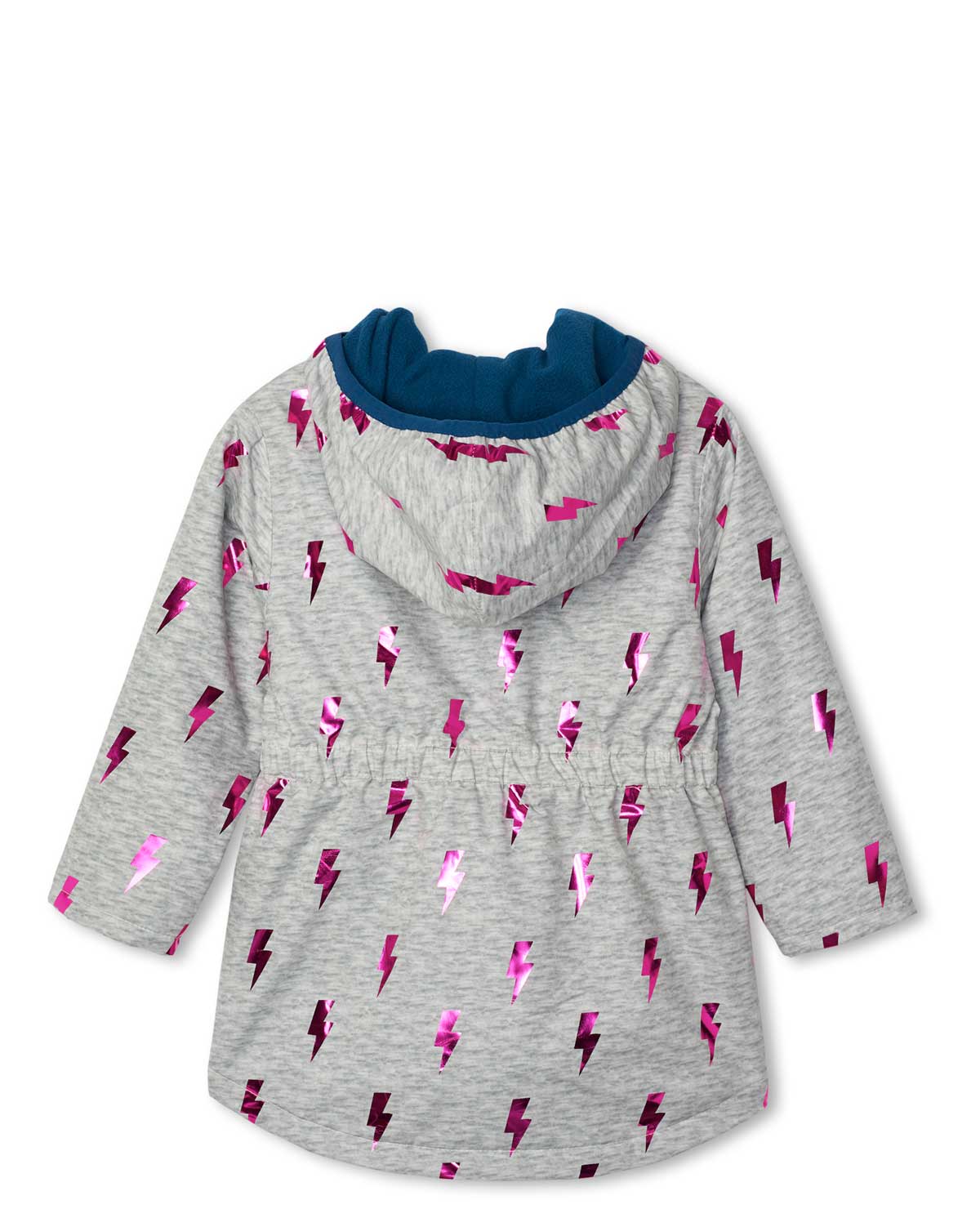 Glitzy Bolts Microfiber Rain Jacket