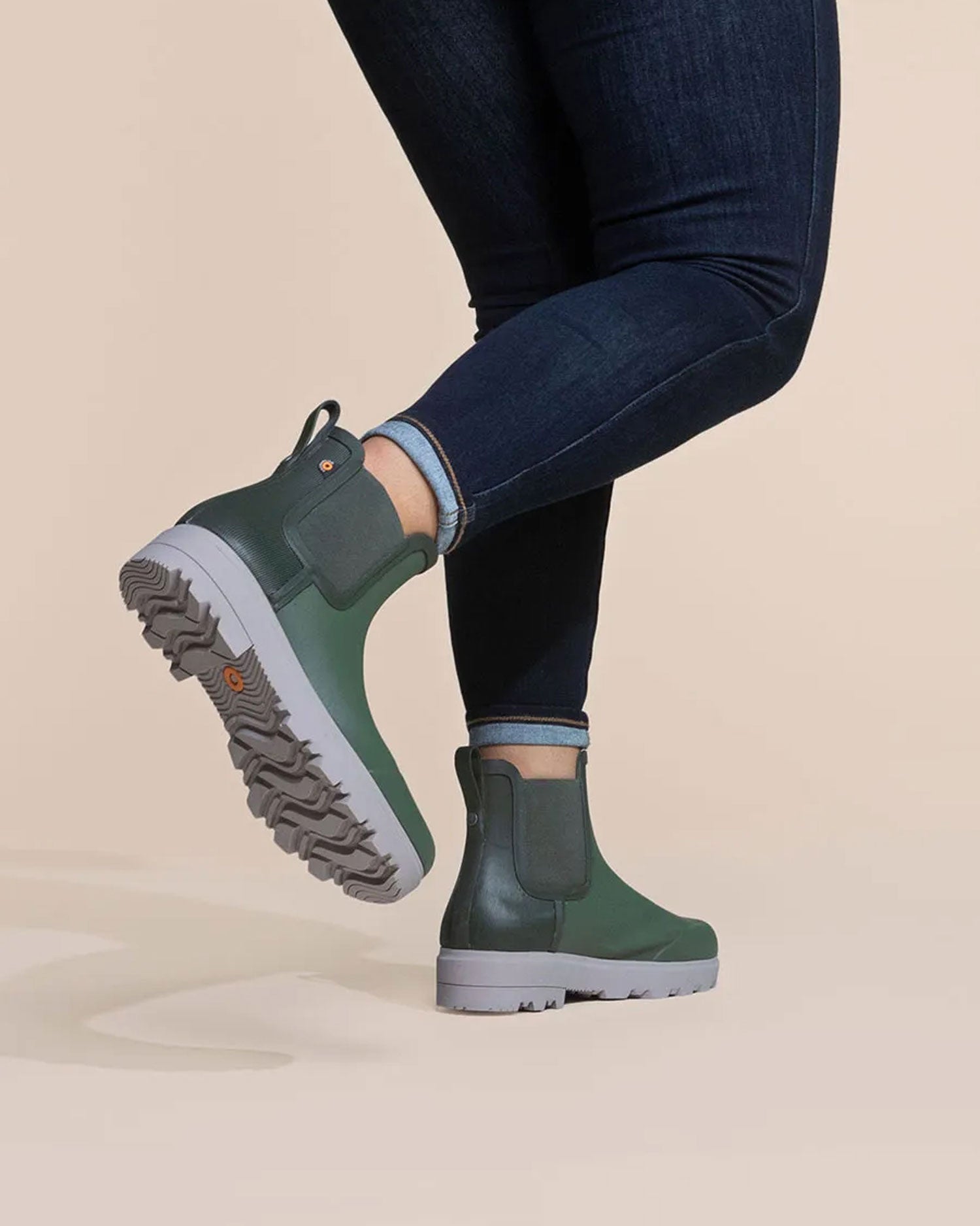 Holly Chelsea Gumboots Green