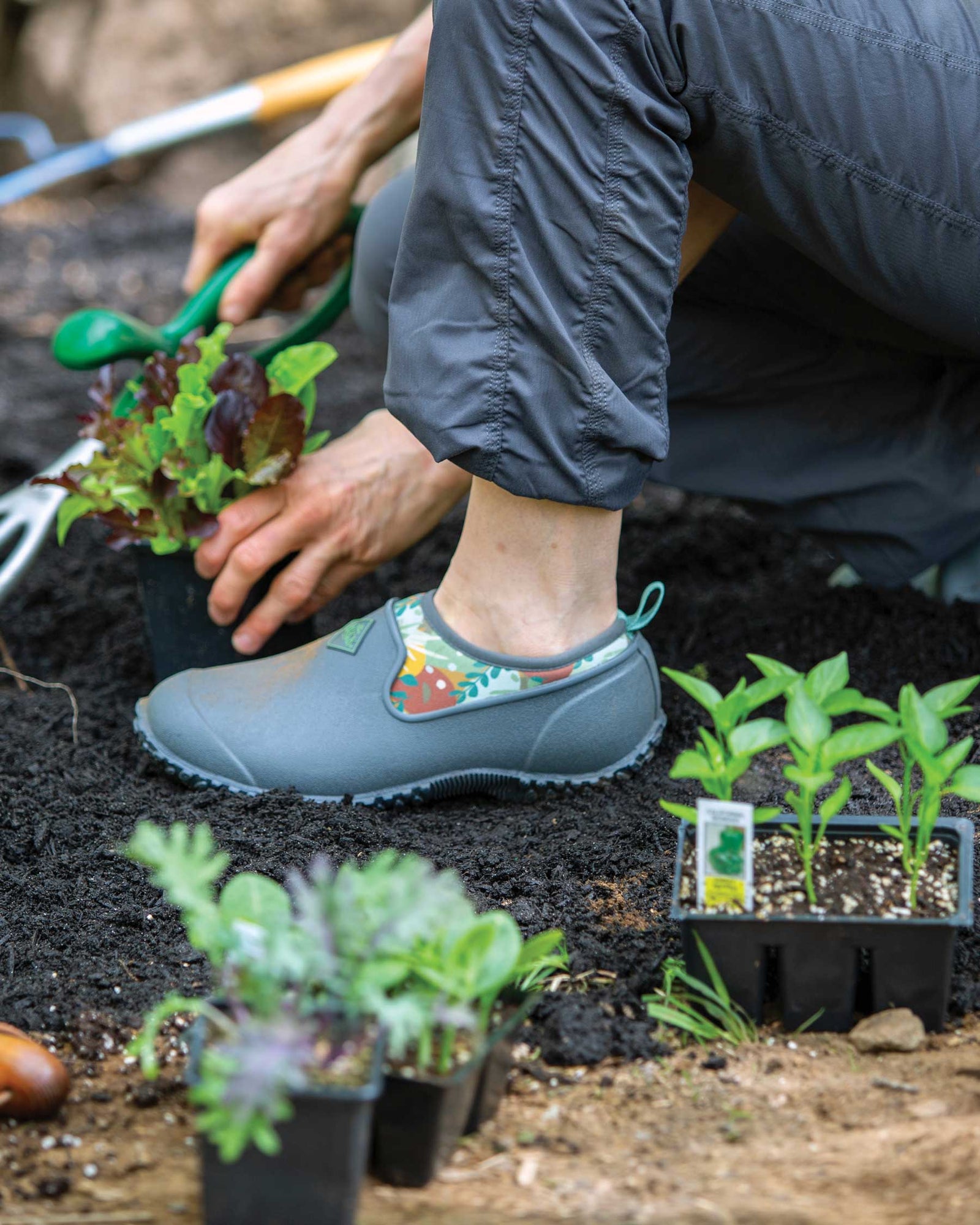 Muckster II Grey Rubber Shoes