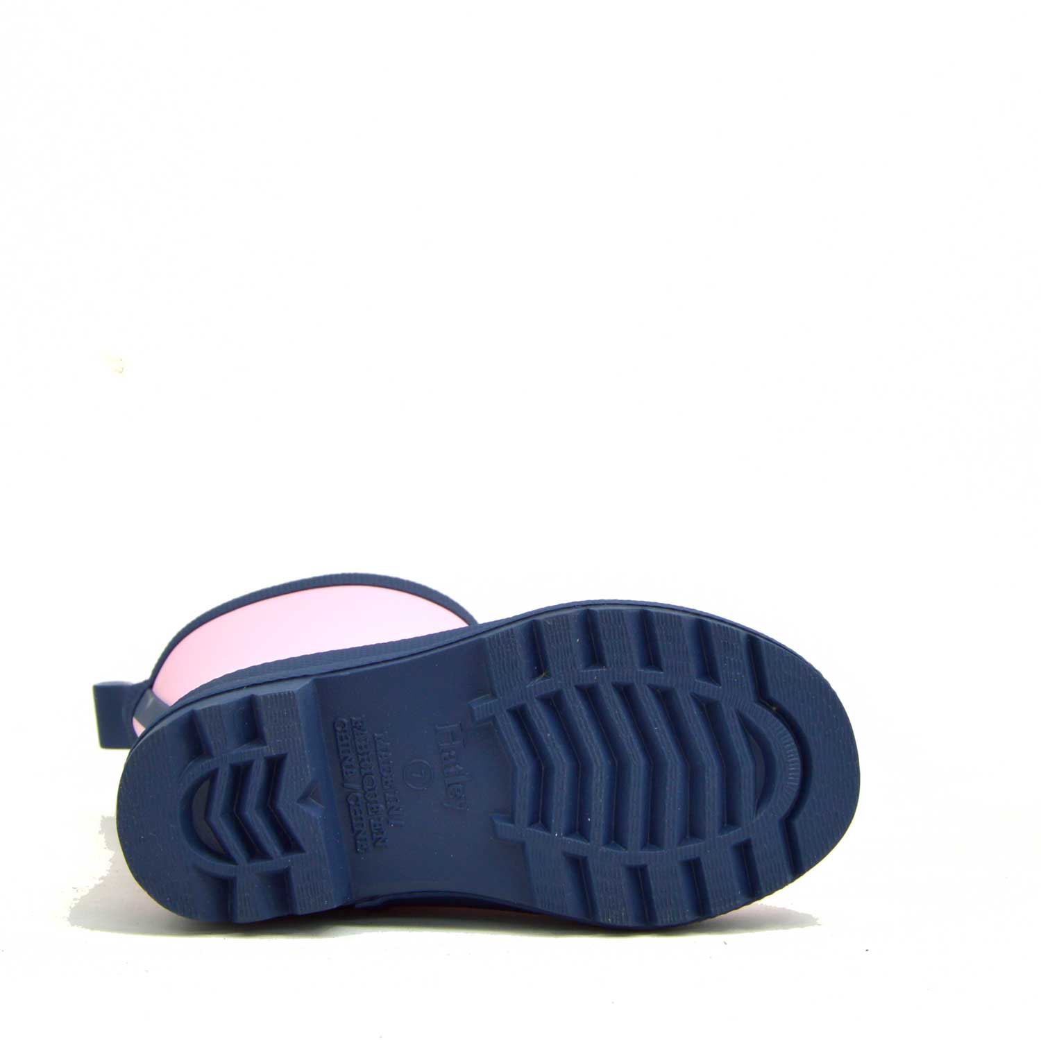 Hatley Pink & Navy Gumboots