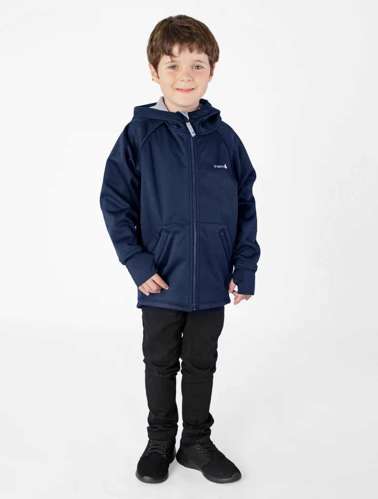 All Weather Waterproof Hoodie Navy