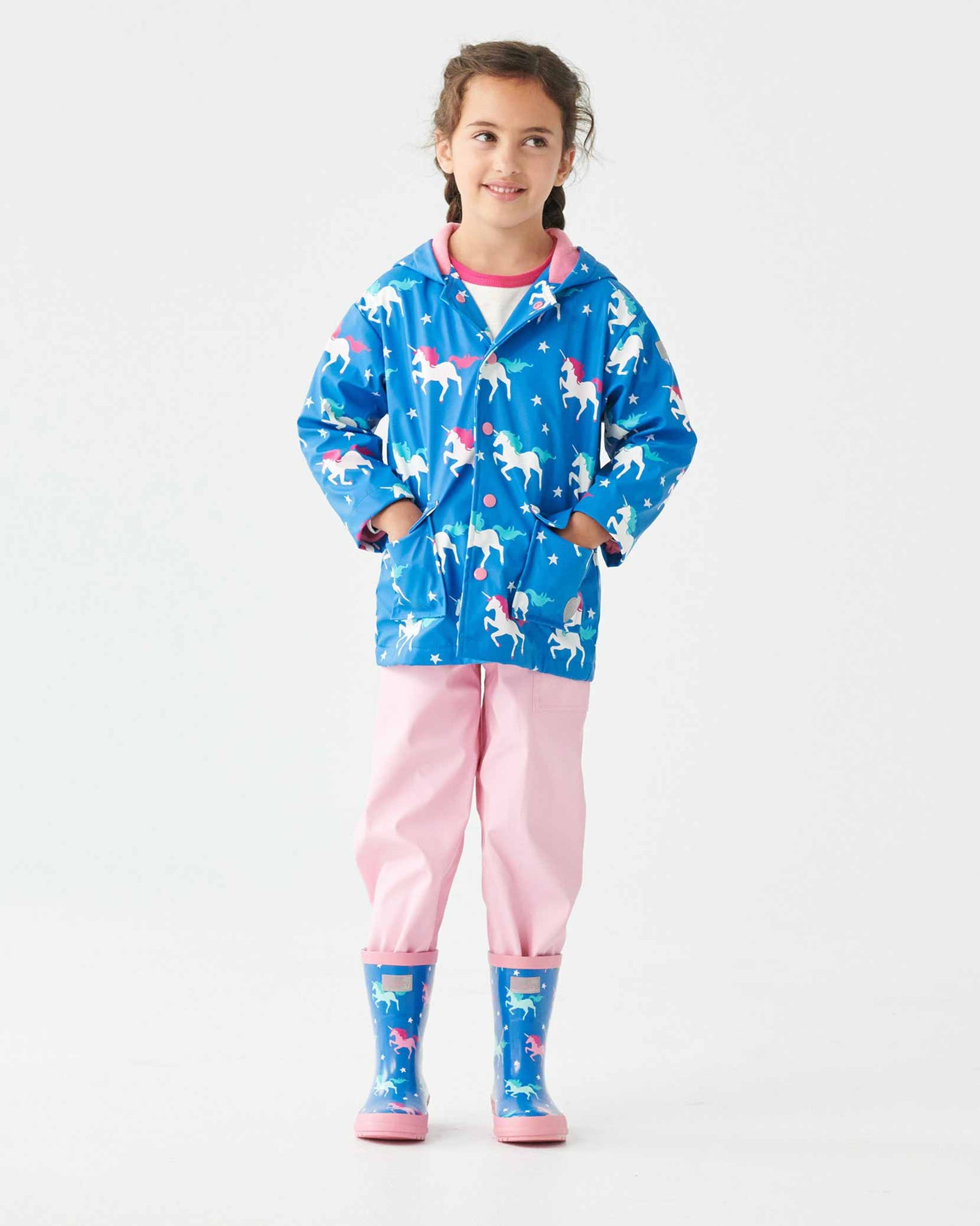 Twinkle Unicorns Colour Changing Raincoat