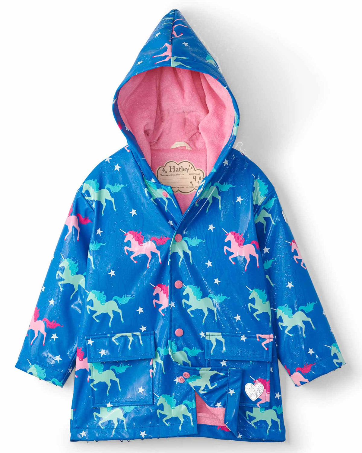 Twinkle Unicorns Colour Changing Raincoat