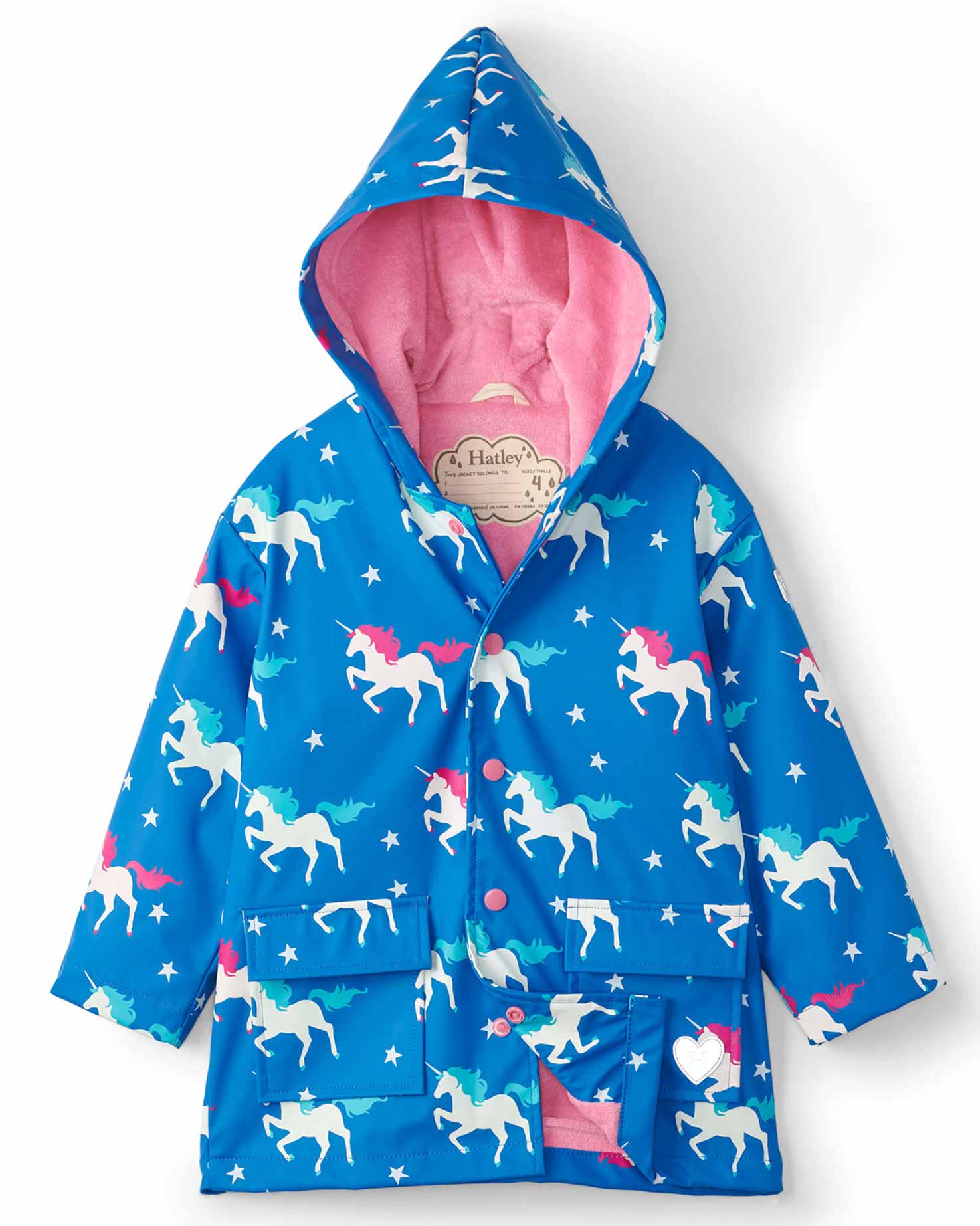Twinkle Unicorns Colour Changing Raincoat
