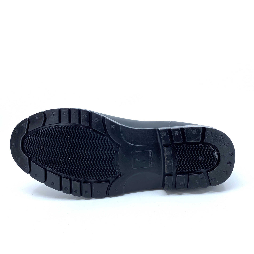 Adele Black Ankle Rain Boots PVC