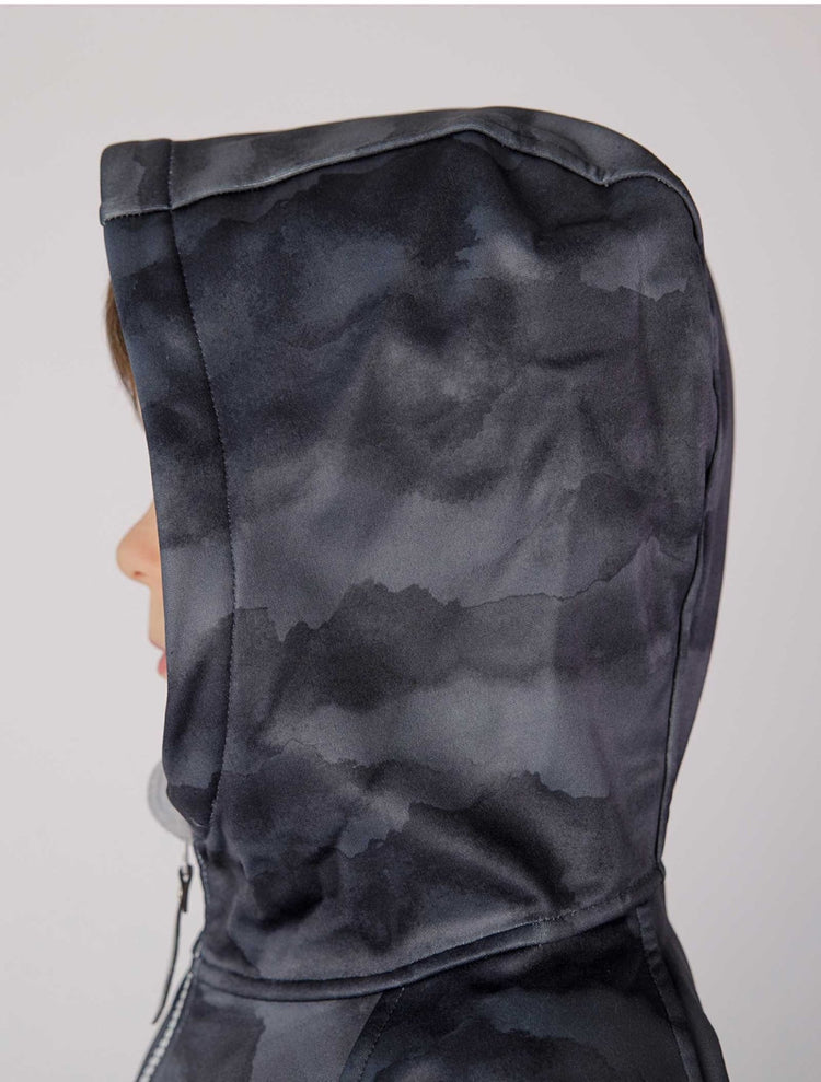 All Weather Boys Hoodie Black Mountain 3 | Wellies Online