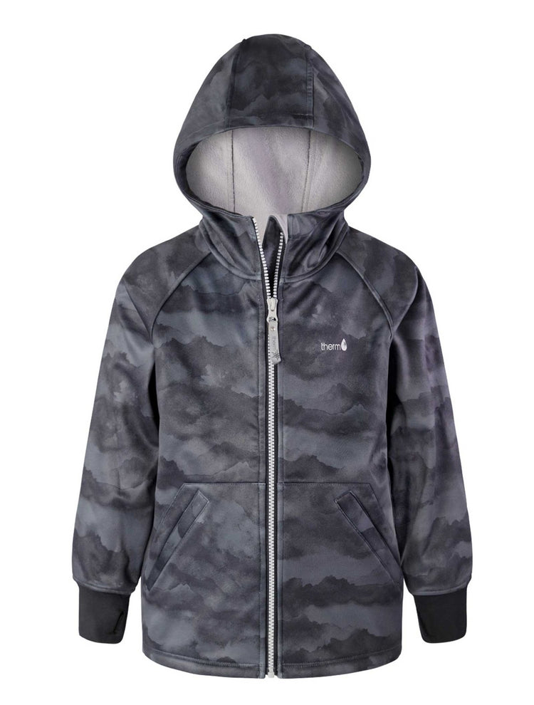 All Weather Boys Hoodie Black Mountain 1 | Wellies Online