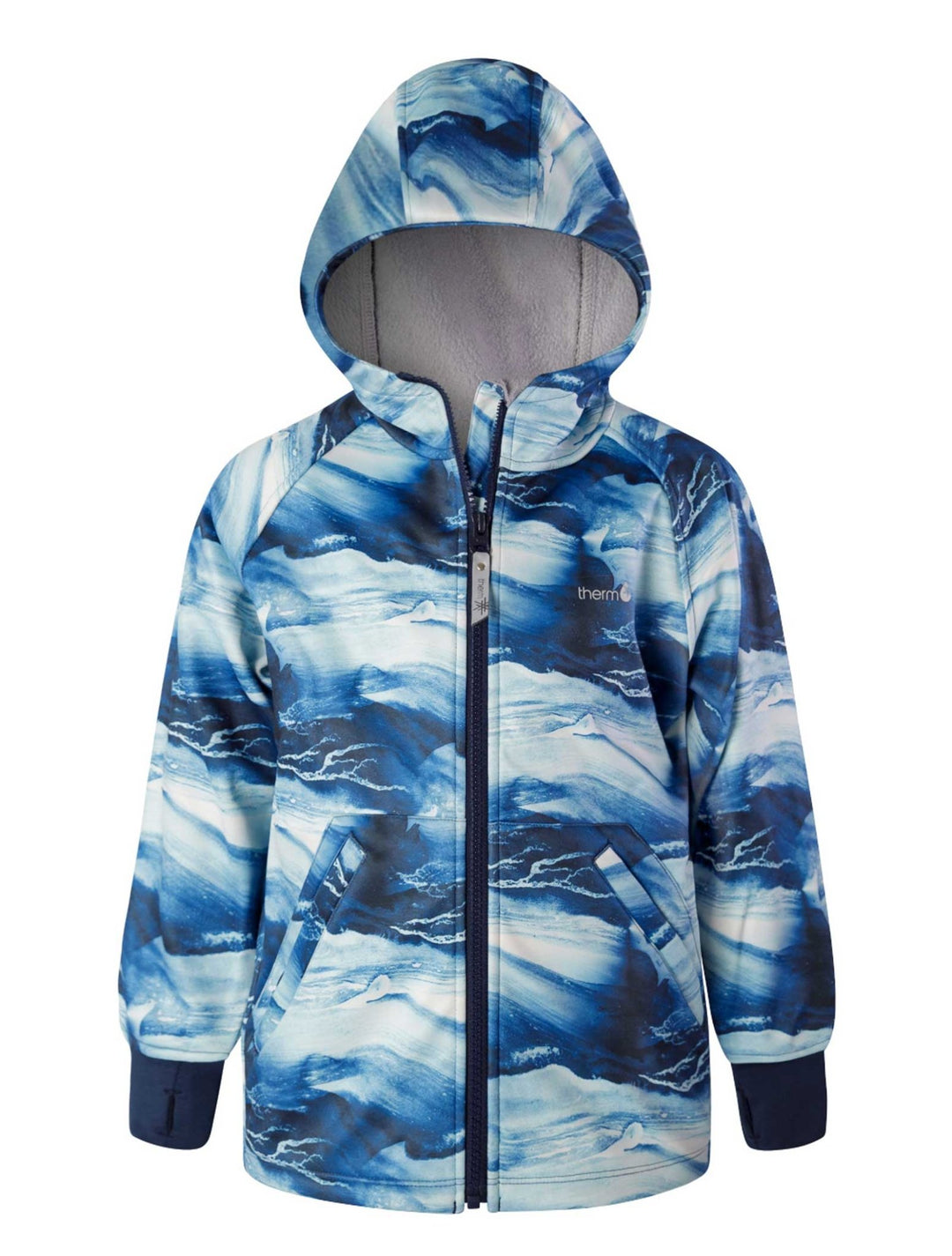 All Weather Boys Hoodie Blue Wave 1 | Wellies Online