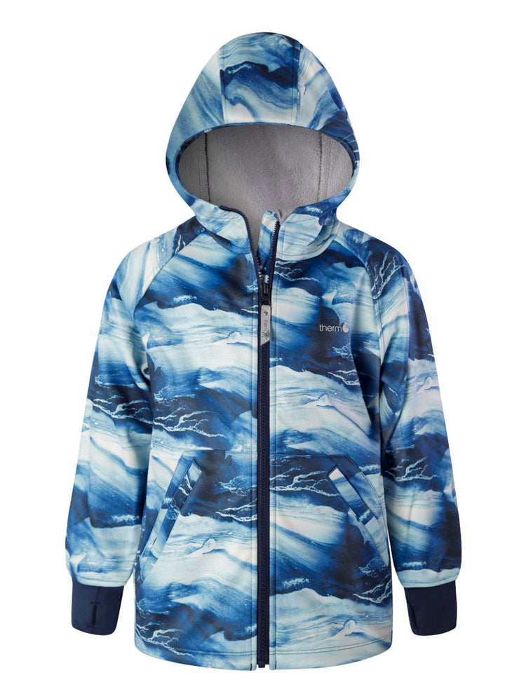 All Weather Boys Hoodie Blue Wave 1 | Wellies Online