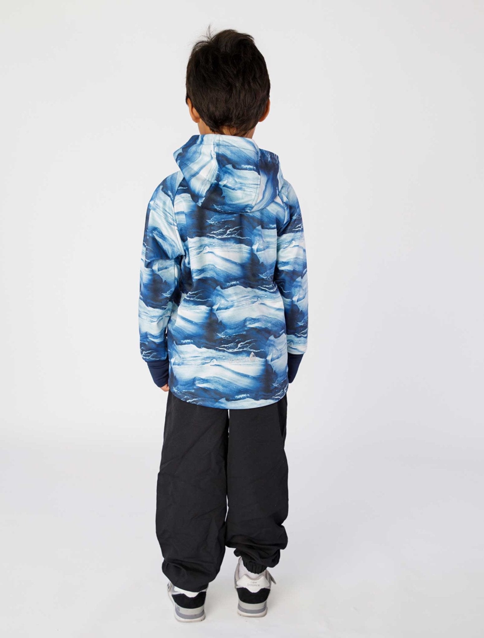 All Weather Boys Hoodie Blue Wave 6 | Wellies Online