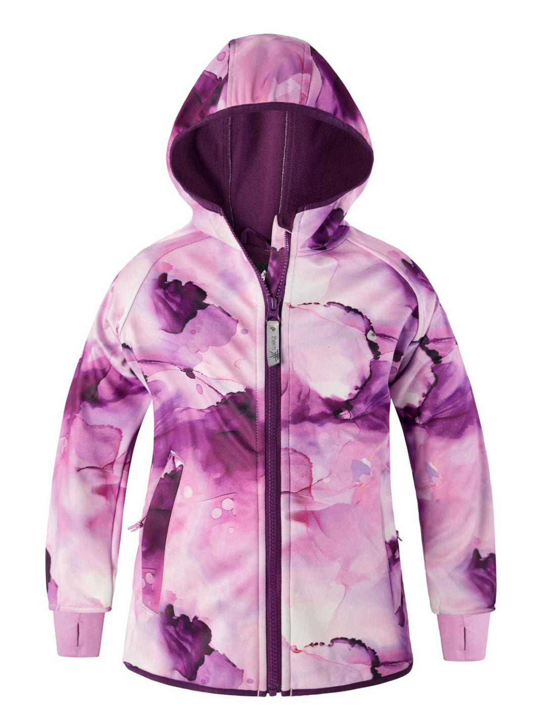 All Weather Girls Hoodie Watercolour Marble 1 | Wellies Online