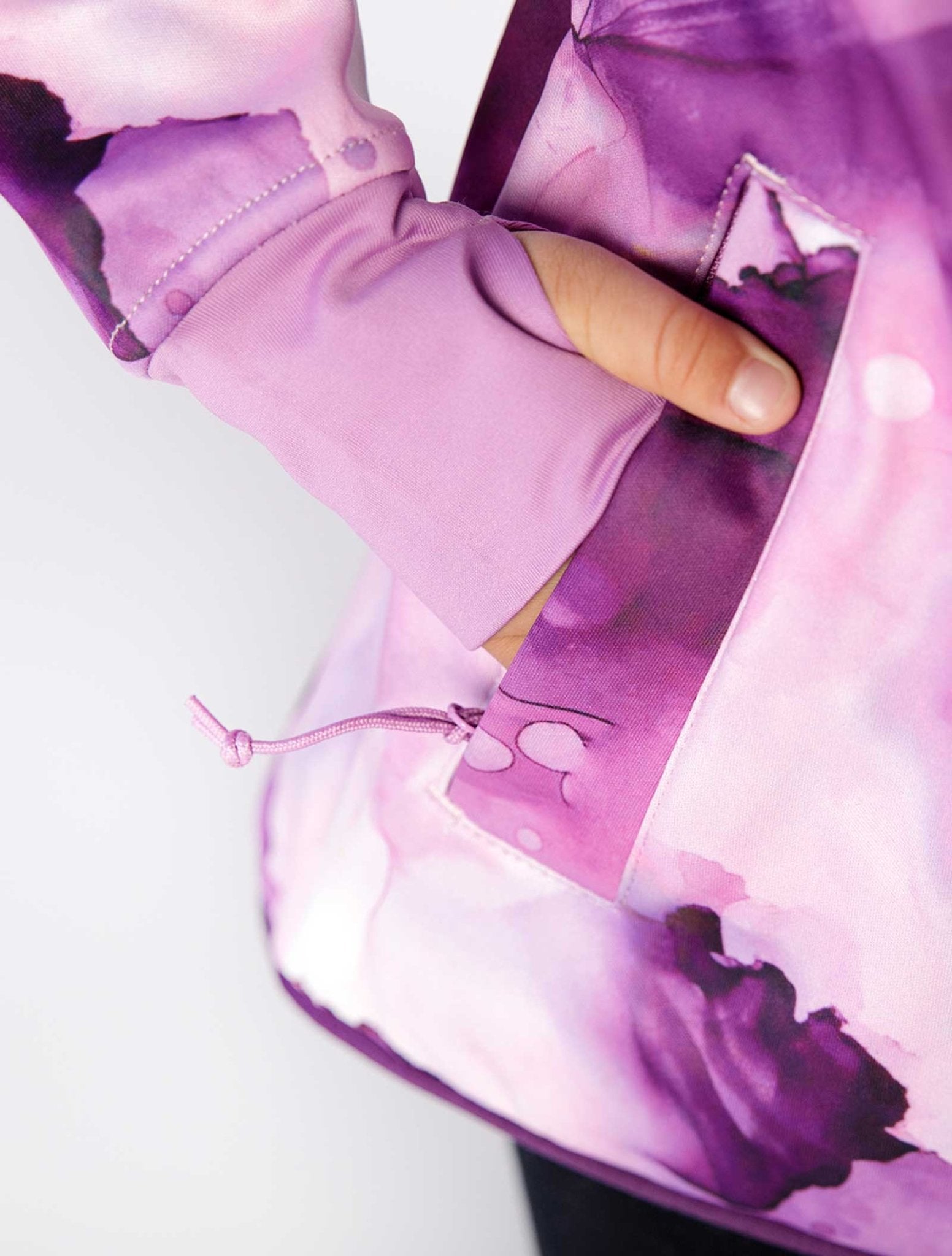 All Weather Girls Hoodie Watercolour Marble 4 | Wellies Online