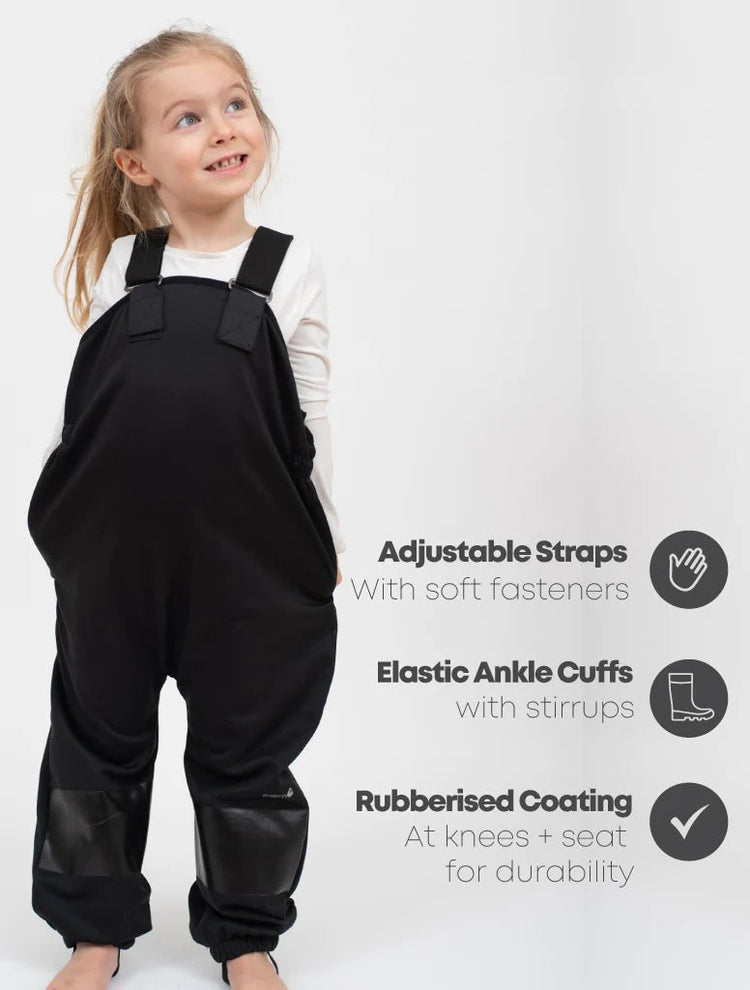 All Weather Overalls Black 4 | Wellies Online