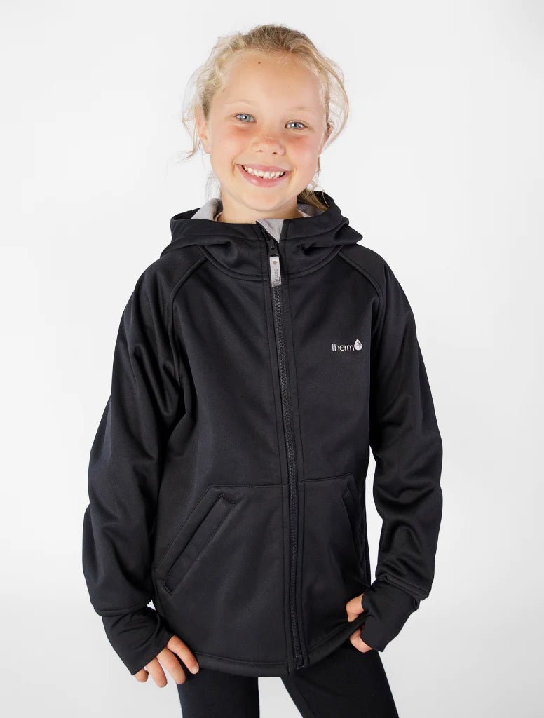 All Weather Waterproof Hoodie Black 2 | Wellies Online