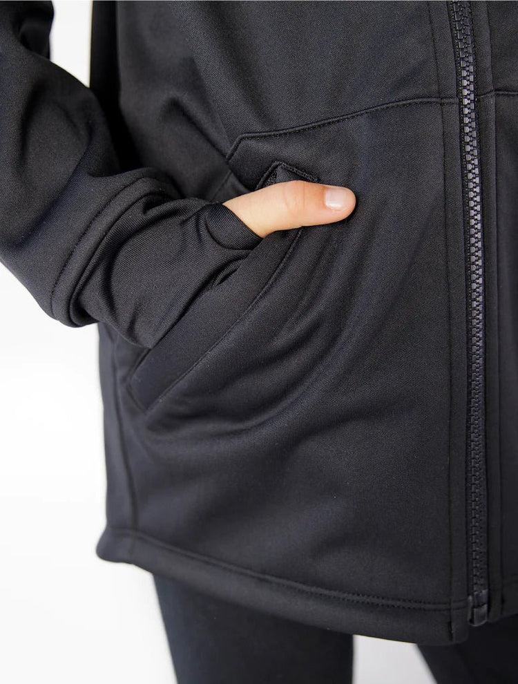 All Weather Waterproof Hoodie Black 5 | Wellies Online