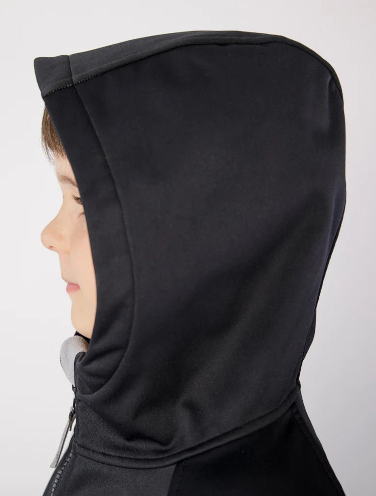 All Weather Waterproof Hoodie Black 4 | Wellies Online