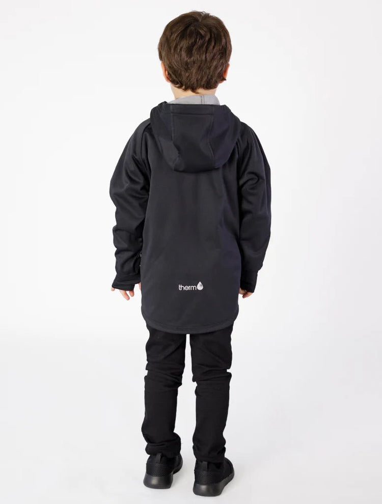 All Weather Waterproof Hoodie Black 7 | Wellies Online