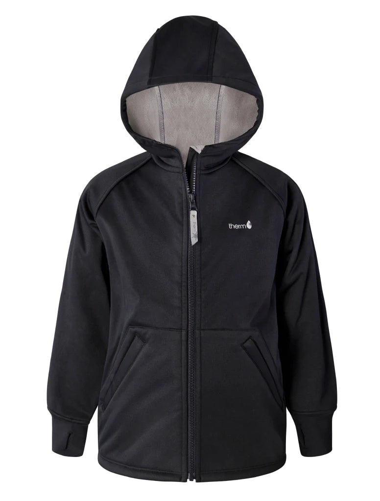 All Weather Waterproof Hoodie Black 1 | Wellies Online