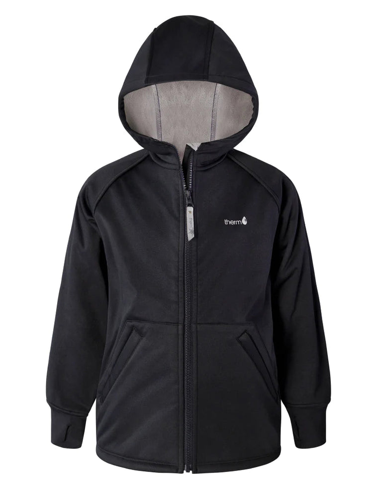 All Weather Waterproof Hoodie Black 1 | Wellies Online