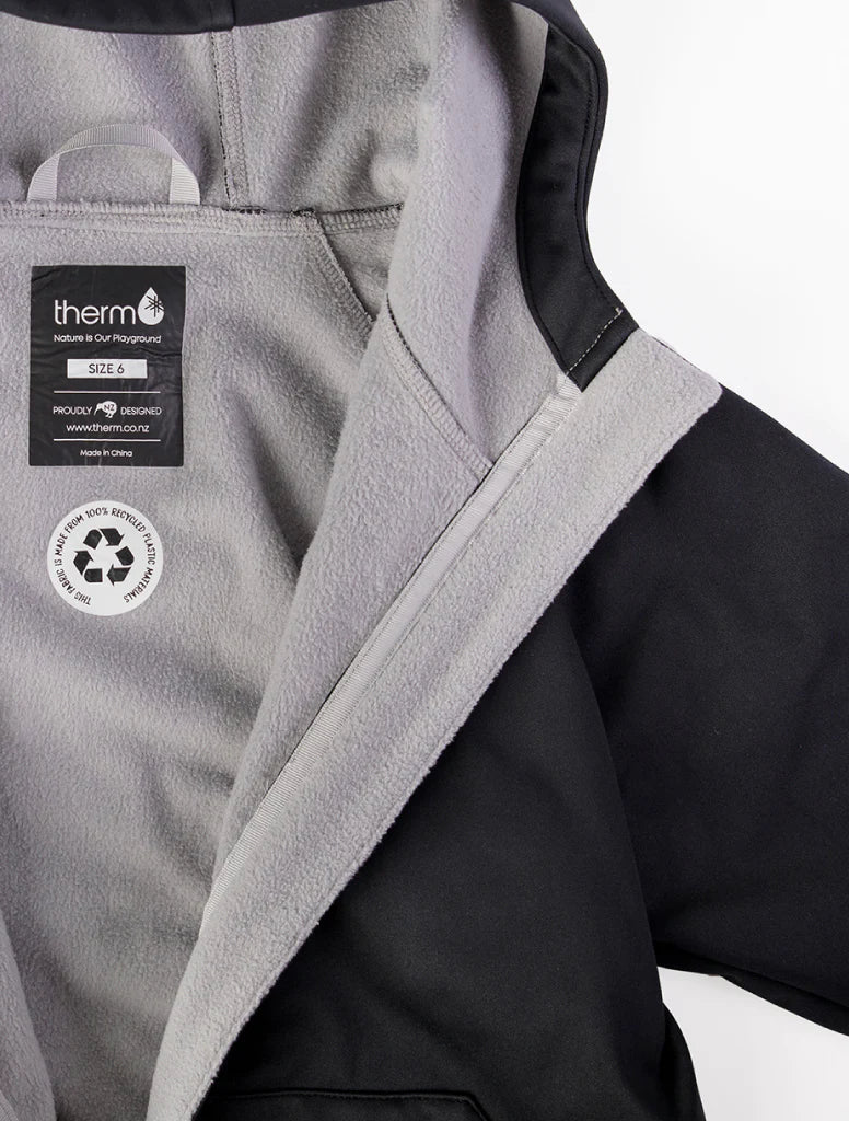 All Weather Waterproof Hoodie Black 6 | Wellies Online