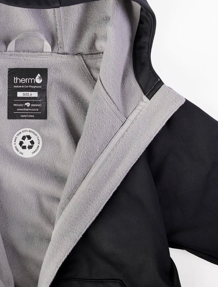 All Weather Waterproof Hoodie Black 6 | Wellies Online