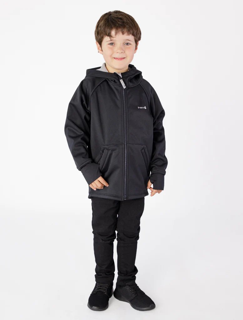 All Weather Waterproof Hoodie Black 3 | Wellies Online