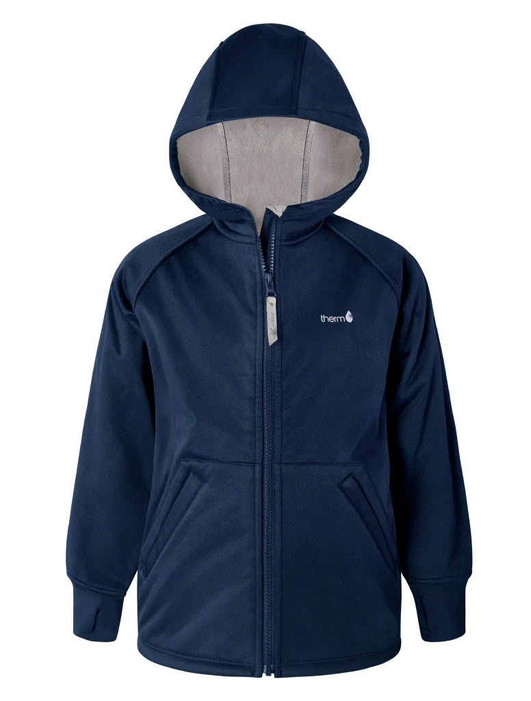 All Weather Waterproof Hoodie Navy 1 | Wellies Online