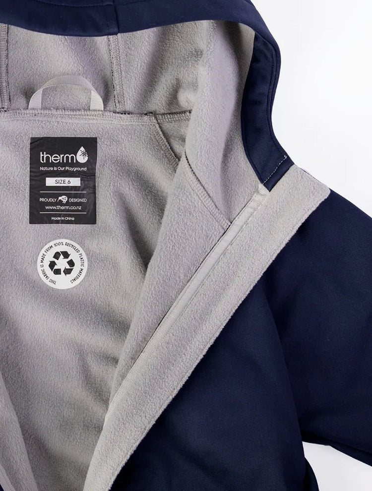 All Weather Waterproof Hoodie Navy 6 | Wellies Online