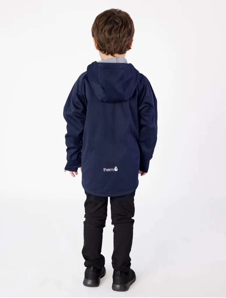 All Weather Waterproof Hoodie Navy 7 | Wellies Online