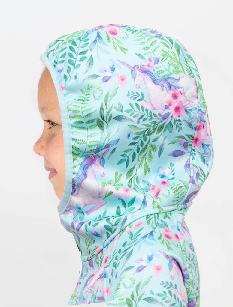 All Weather Waterproof Hoodie Unicorn Garden 5 | Wellies Online