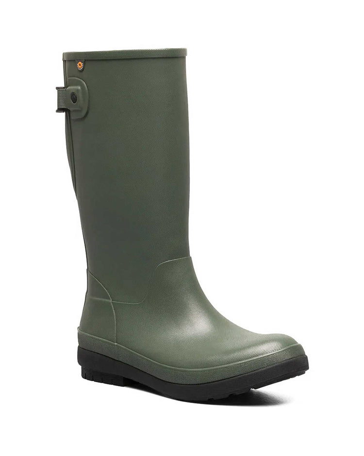 Amanda 2 Adjustable Calf Gumboots Green 2 | Wellies Online