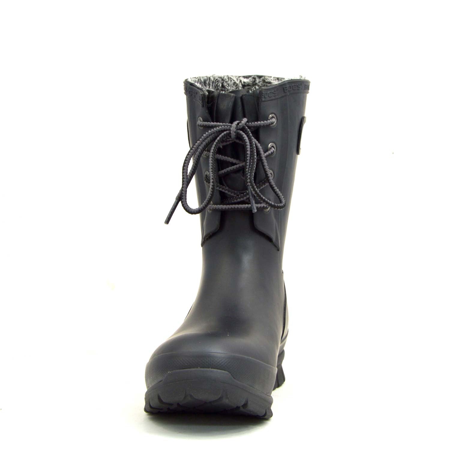 Amanda Plush Black Gumboots 9 | Wellies Online