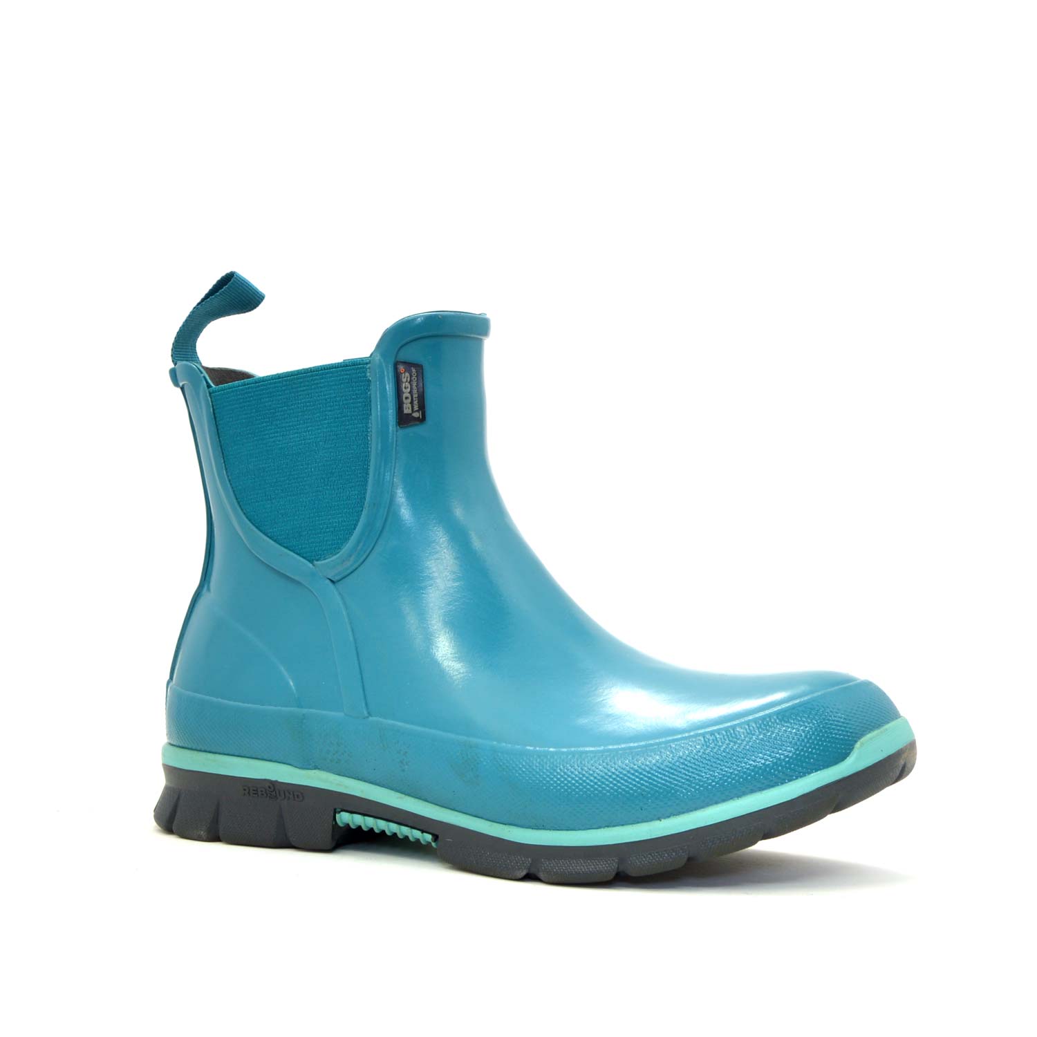 Amanda Slip - on Rubber Boots Emerald 4 | Wellies Online