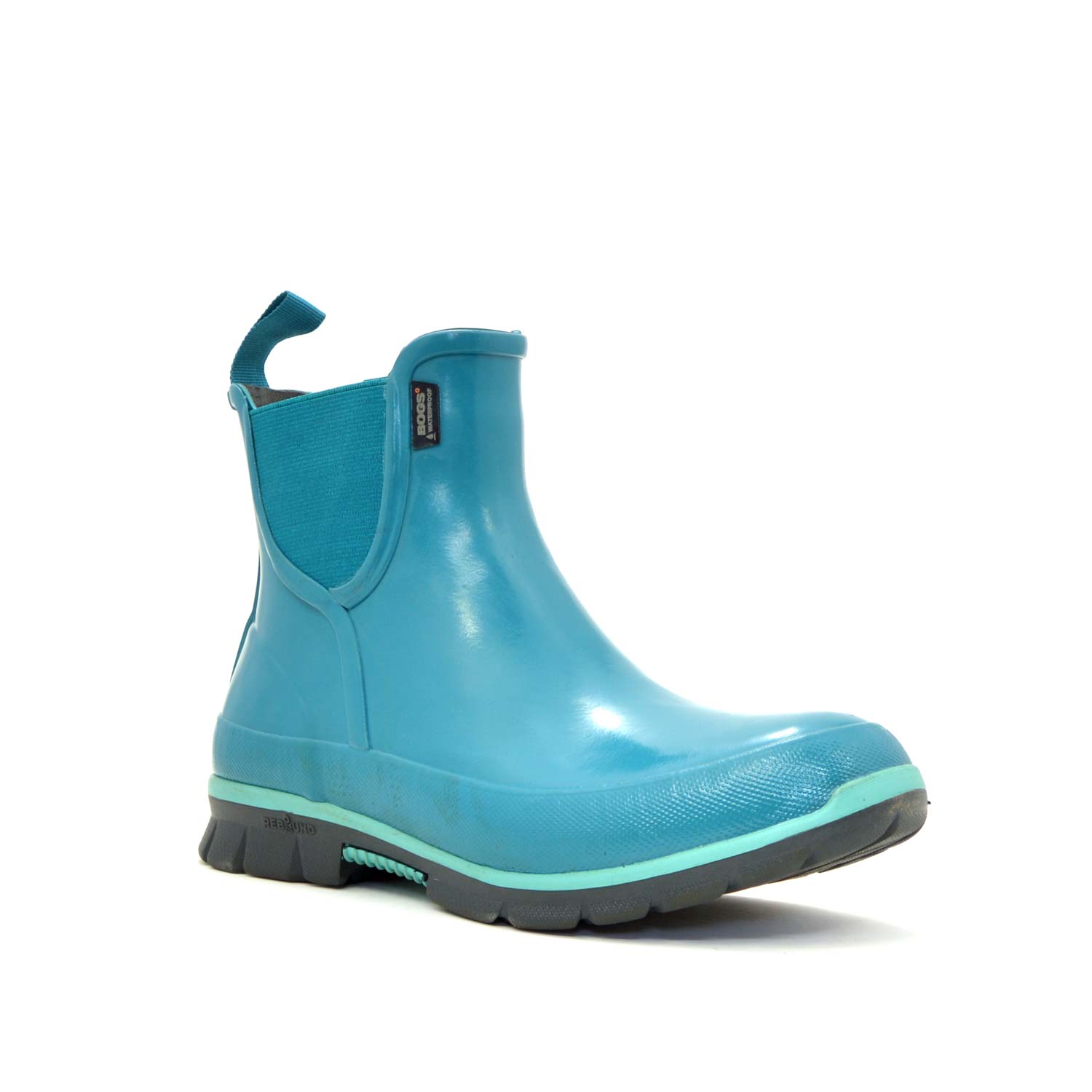 Amanda Slip - on Rubber Boots Emerald 5 | Wellies Online