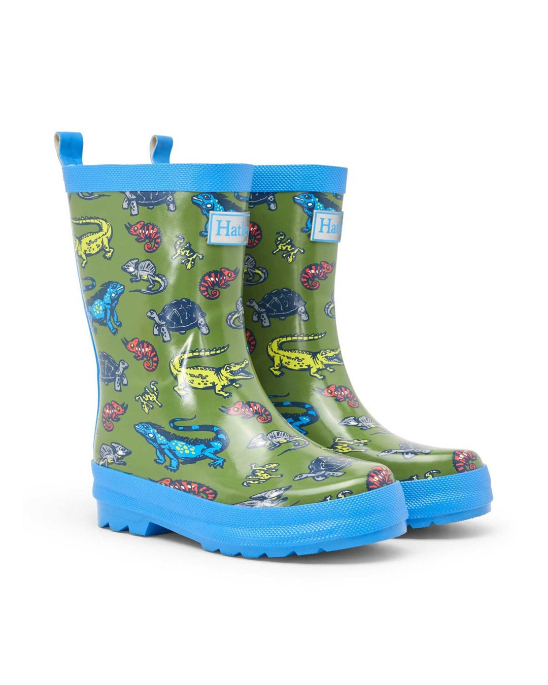 Aquatic Reptiles Shiny Gumboots 2 | Wellies Online