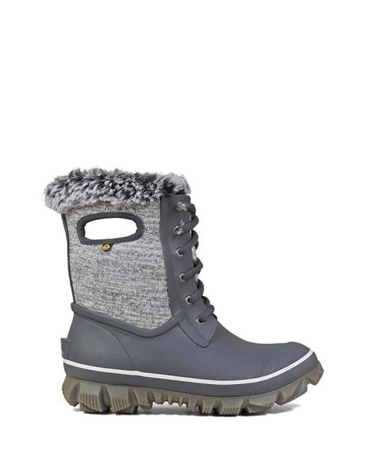 Arcata Knit Waterproof Boots Grey 1 | Wellies Online