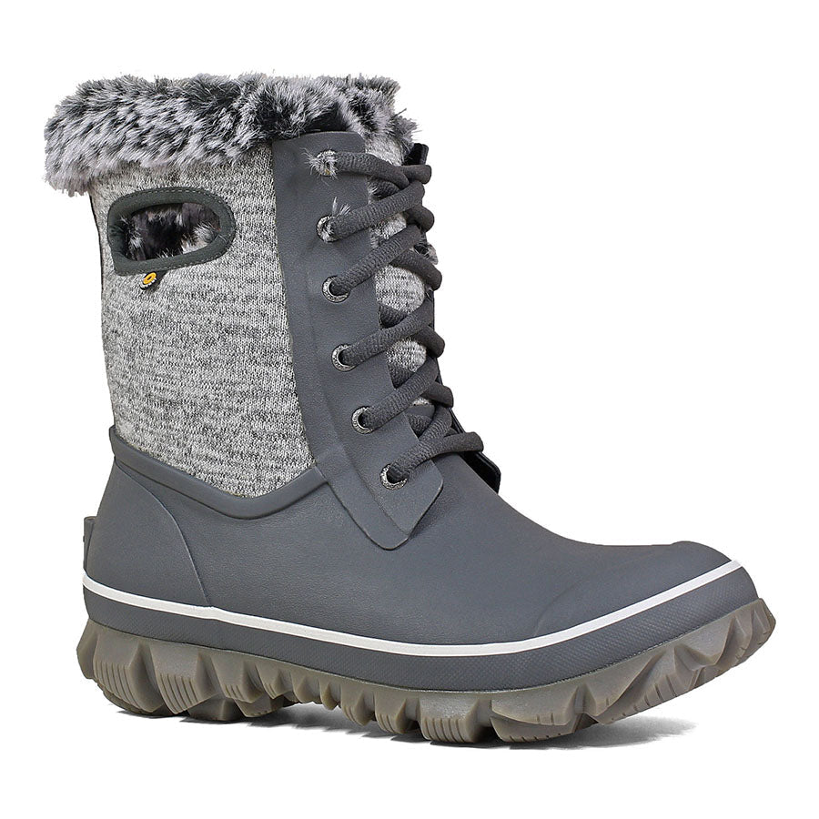 Arcata Knit Waterproof Boots Grey 2 | Wellies Online