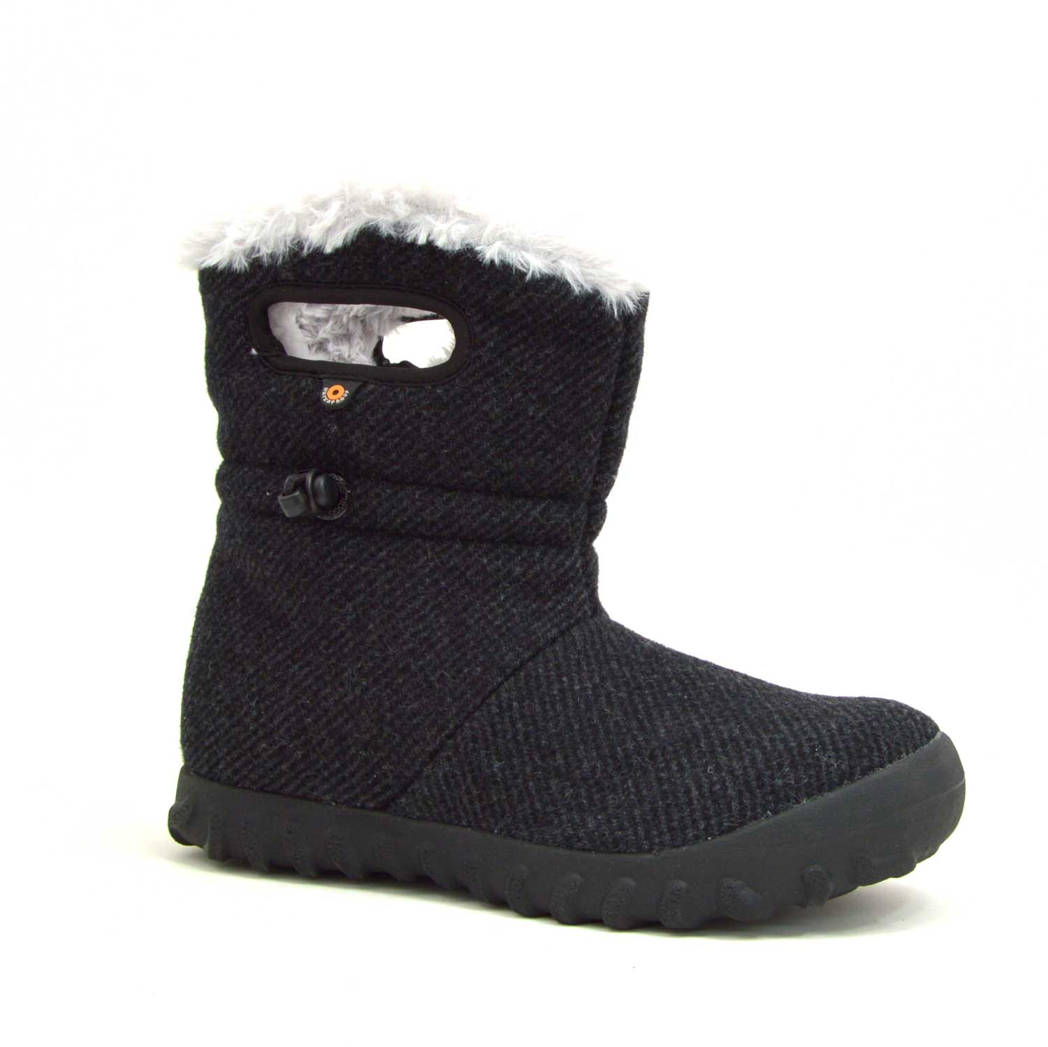 B - Moc Wool Insulated Black Wellies 4 | Wellies Online