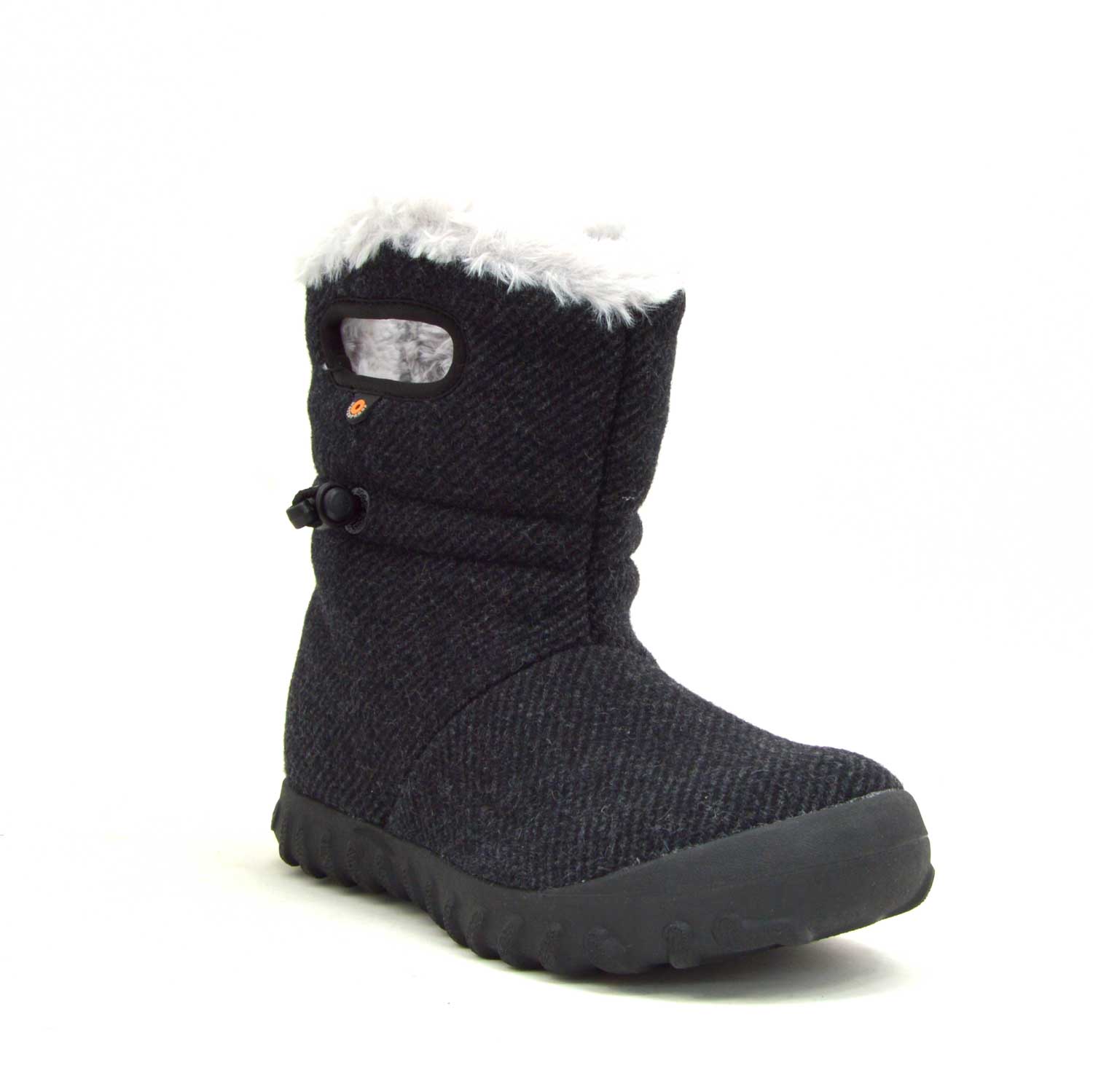 B - Moc Wool Insulated Black Wellies 6 | Wellies Online
