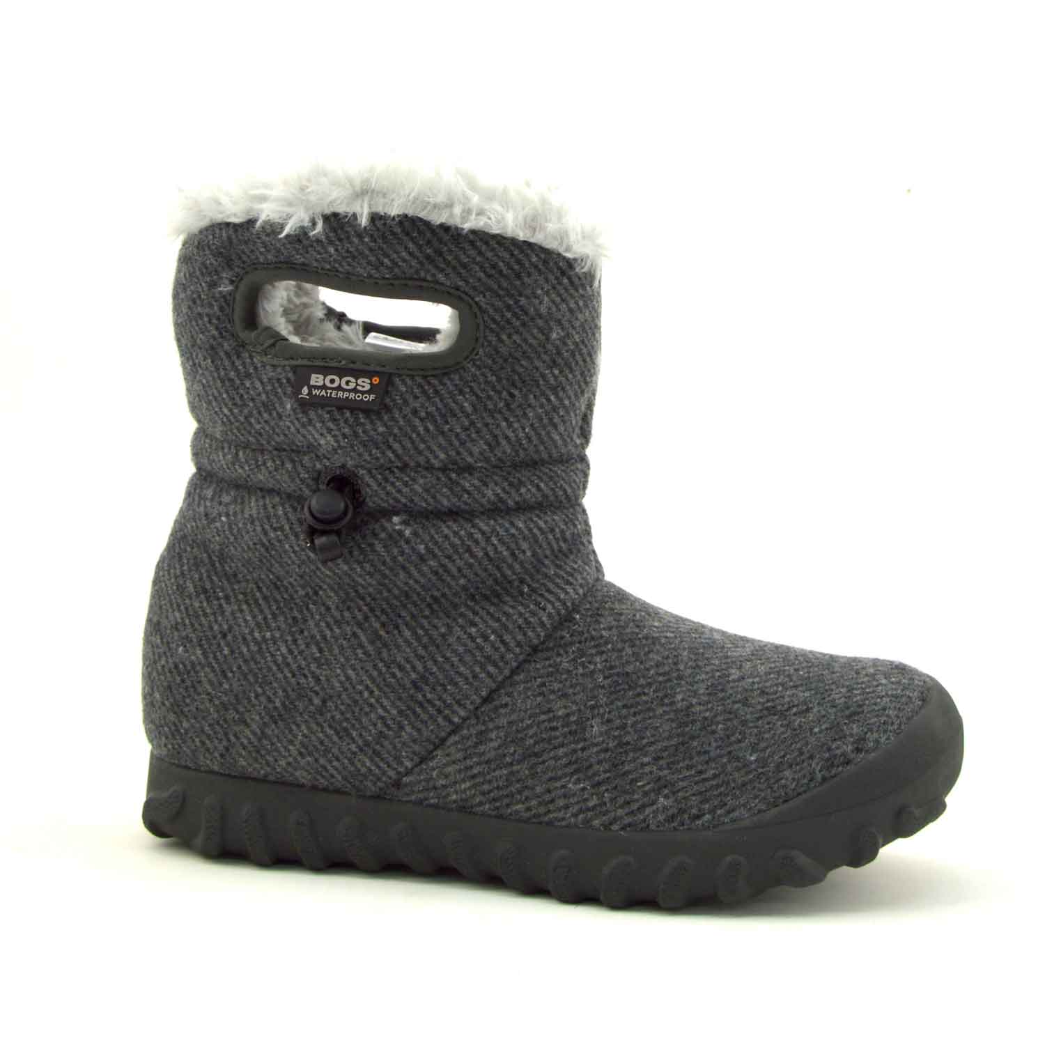 B - Moc Wool Insulated Charcoal Wellies 3 | Wellies Online